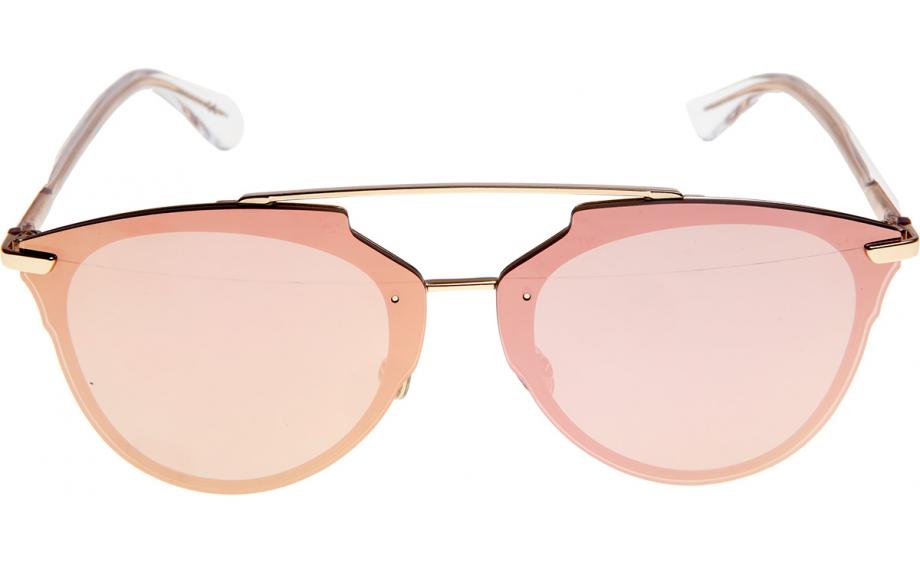 dior reflected sunglasses rose gold