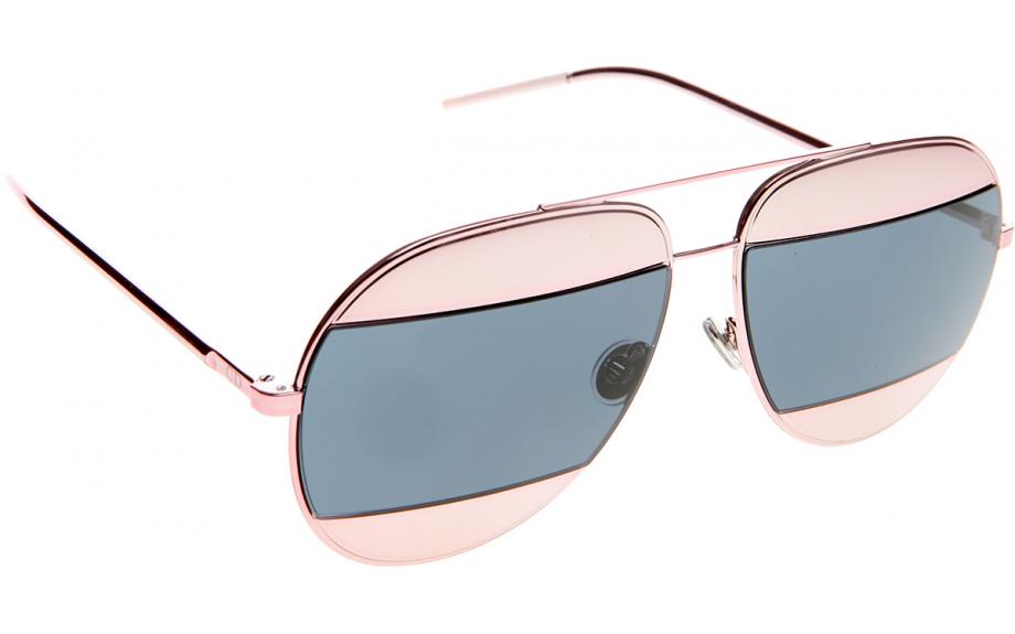 dior split sunglasses pink