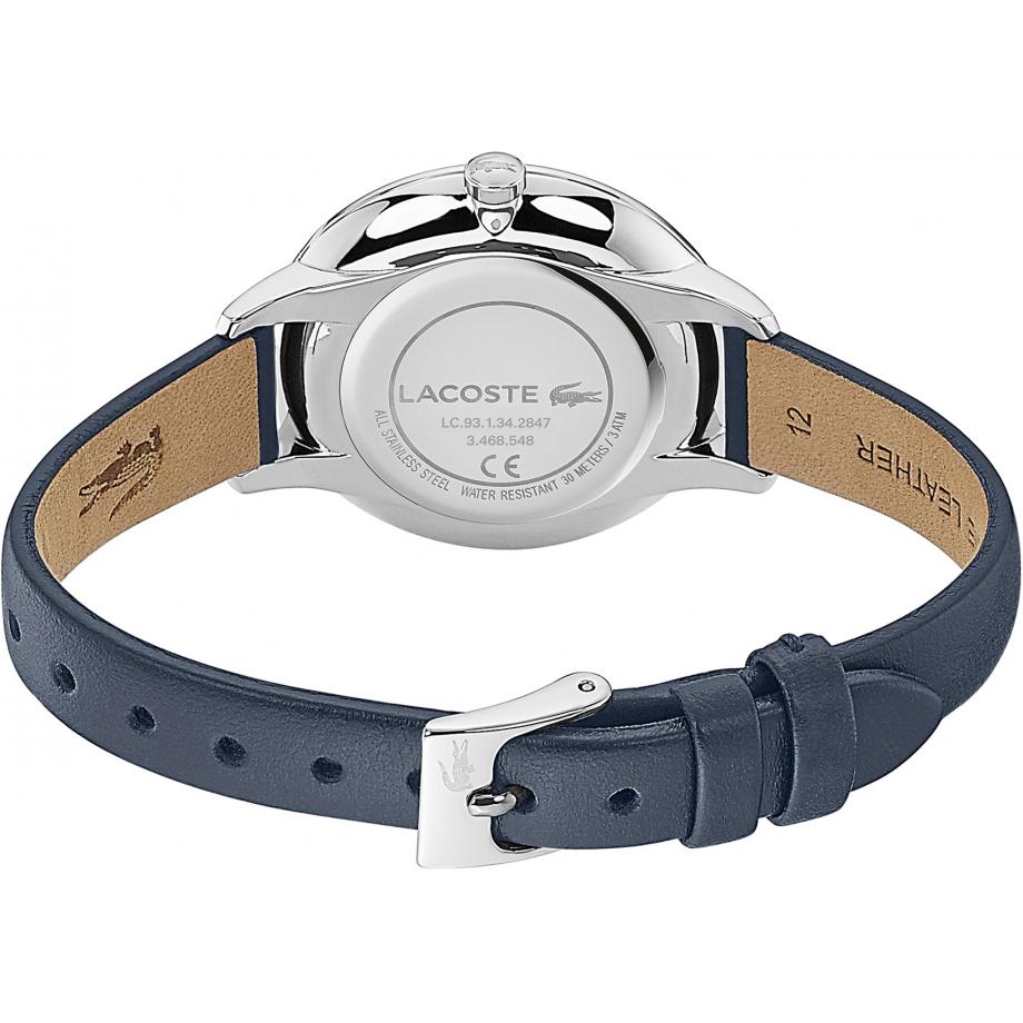 lacoste watch leather strap