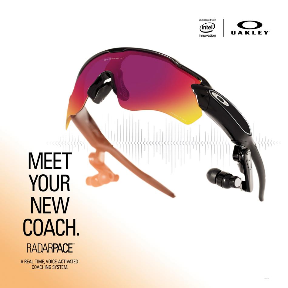 oakley radar pace voice activated coaching sunglasses